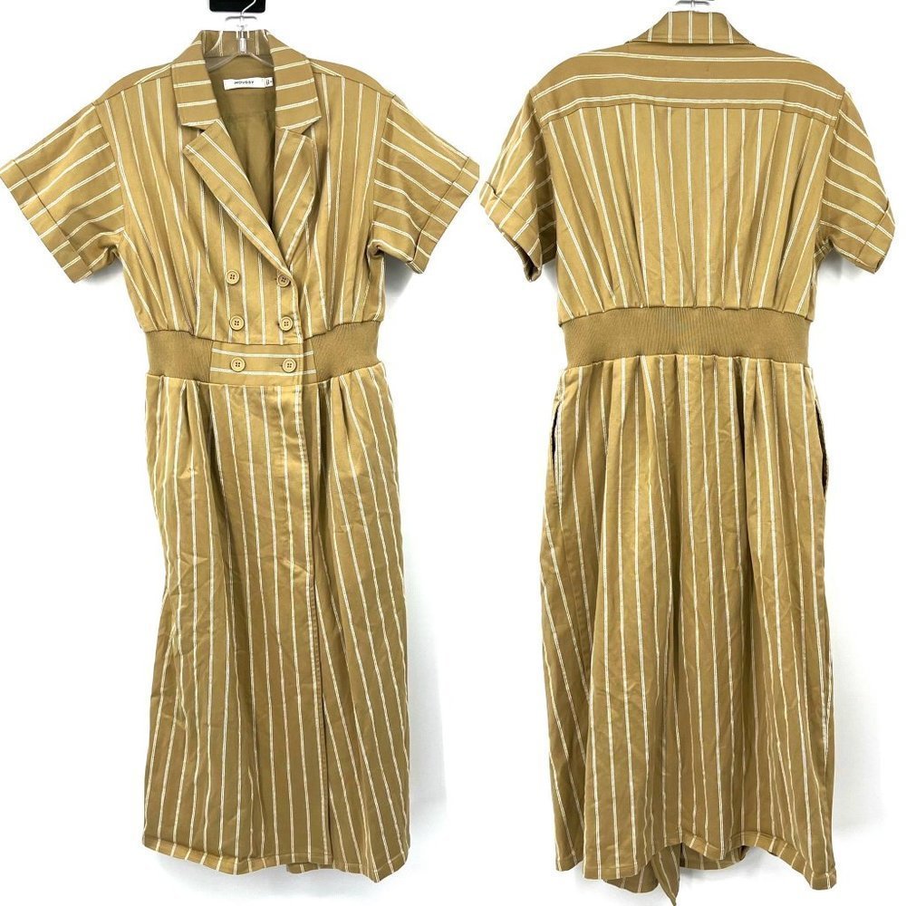 Moussy Striped Shirt Dresas